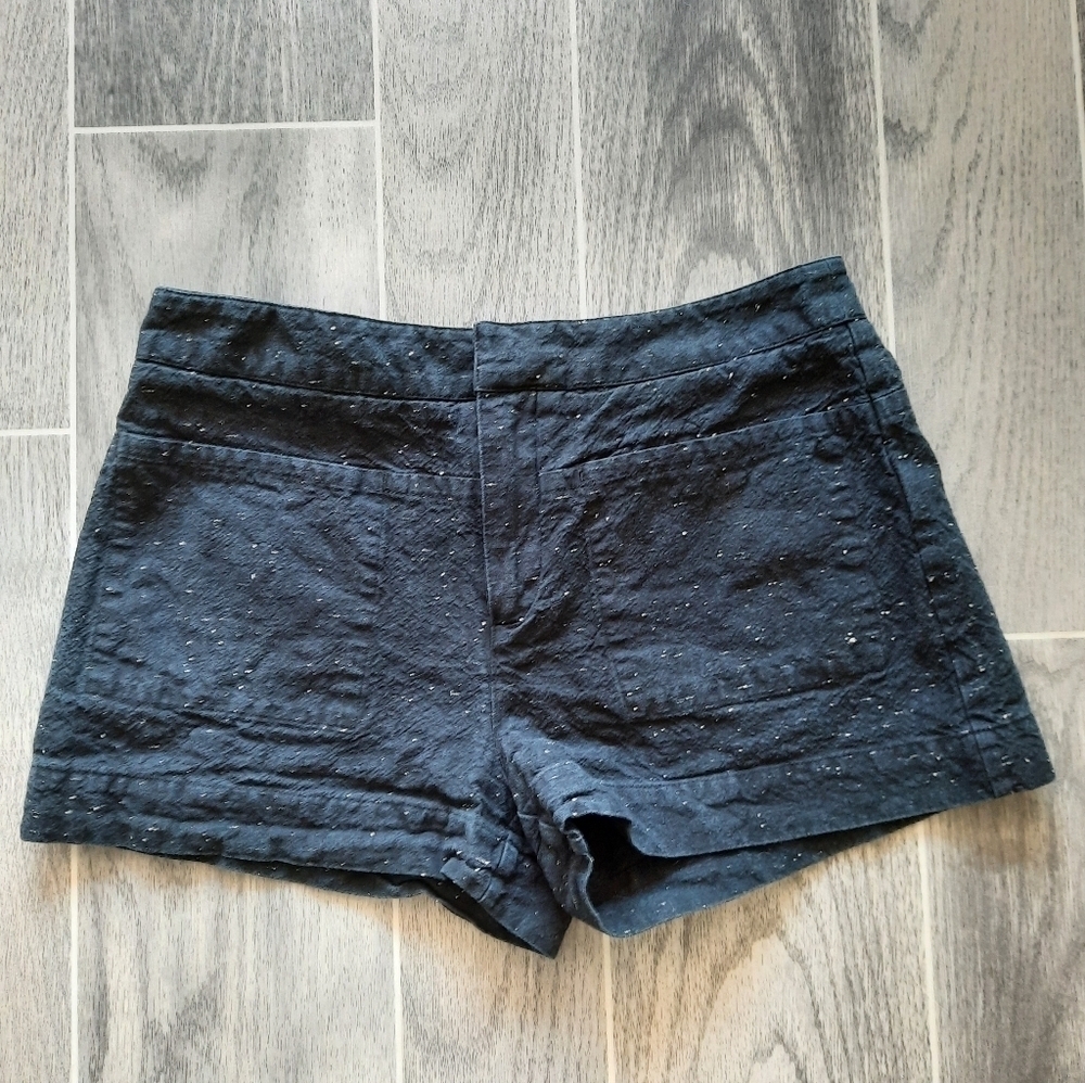 Kate Spade Saturday Linen Blend Shorts 0